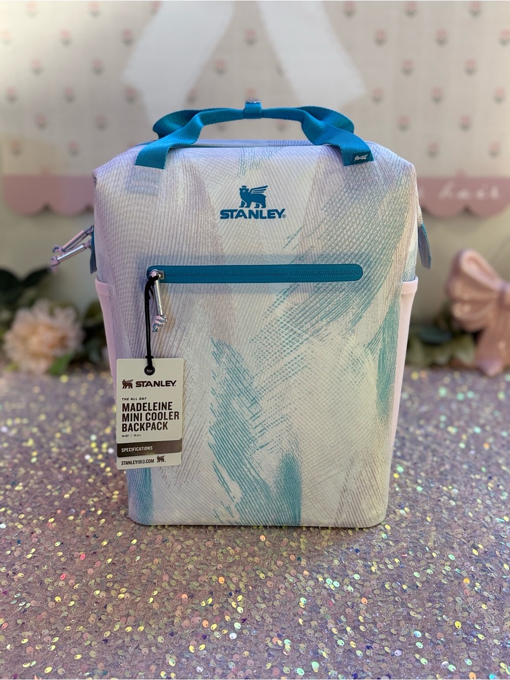 NWT Stanley Sugar Plum Madeleine Mini Cooler Backpack 14 QT